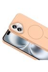 iPhone 16 Kılıf Magsafe Şarj Özellikli NVTH Ruby Silikon Kapak - Mürdüm