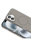 iPhone 16 Kılıf Magsafe Şarj Özellikli NVTH Ruby Silikon Kapak - Mürdüm
