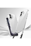 iPhone 16 Plus Kılıf AiHTTgli Takılabilir Askı Aparatlı NVTH Snap Silikon Kapak-Şeffaf