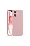 iPhone 16 Plus Kılıf Magsafe Şarj Özellikli Sıvı Teknolojili Silinebilir Sert NVTH Kivi Kapak-Rose G