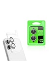 iPhone 16 Plus NVTH CL-07 Kamera Lens Koruyucu-Gümüş
