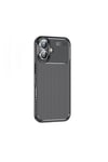 iPhone 16 Plus Uyumlu NVTH Negro Silikon Kapak-Siyah