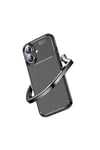 iPhone 16 Plus Uyumlu NVTH Negro Silikon Kapak-Siyah