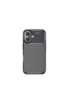 iPhone 16 Plus Uyumlu NVTH Negro Silikon Kapak-Siyah