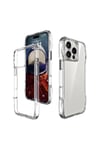 iPhone 16 Pro Kılıf Airbagli Şeffaf NVTH İncek Kapak - Şeffaf