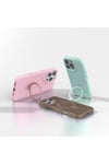 iPhone 16 Pro Kılıf M-safe Şarj Özellikli Standlı NVTH Samara Kapak - Desert Gold