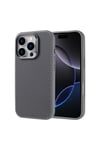 iPhone 16 Pro Kılıf Magsafe Şarj Özellikli Karbon Fiber Görünümlü NVTH Troy Kapak - Desert Titanyum