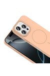 iPhone 16 Pro Kılıf Magsafe Şarj Özellikli NVTH Ruby Silikon Kapak - Lacivert
