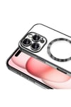 iPhone 16 Pro Max Kılıf Kamera Korumalı Magsafe Wireless Şarj Özellikli NVTH Demre Kapak - Titanyum