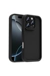iPhone 16 Pro Max Kılıf Kamera Korumalı NVTH Ananas Kapak - Siyah
