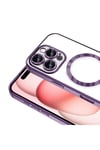 iPhone 16 Pro Max Kılıf Kamera Korumalı Magsafe Wireless Şarj Özellikli NVTH Demre Kapak - Titanyum