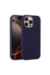 iPhone 16 Pro Max Kılıf M-Safe Şarj Özellikli Kumaş Tasarımlı NVTH Miami Sert PC Kapak - Derin Mor