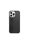 iPhone 16 Pro Max Kılıf M-safe Şarj Özellikli Karbon Fiber Görünümlü NVTH Antina Kapak - Siyah-Gri