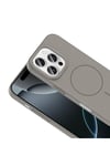 iPhone 16 Pro Max Kılıf Magsafe Şarj Özellikli NVTH Ruby Silikon Kapak - Lacivert