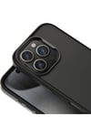 iPhone 16 Pro Max Kılıf Magsafe Şarj Özellikli Parlak Kamera Çerçeveli NVTH Kost Kapak-Siyah