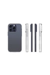 iPhone 16 Pro Max Kılıf NVTH Süper Silikon Kapak-Şeffaf