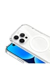 iPhone 16 Pro Max Kılıf NVTH Wireless Şarj Özellikli Şeffaf Orjin Kapak - Şeffaf