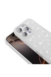 iPhone 16 Pro Max Kılıf Parlak Taşlı Tasarım NVTH Pırlanta Kapak - Lila