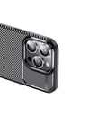 iPhone 16 Pro Max Uyumlu NVTH Negro Silikon Kapak-Siyah