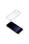 iPhone 16 Pro Uyumlu Kılıf NVTH X-Rop Kapak-Şeffaf