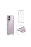 iPhone 16 Uyumlu Kılıf NVTH X-Rop Kapak-Şeffaf
