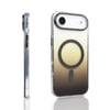 iPhone 17 Air Kılıf M-safe Şarj Özellikli Transparan Renk Geçişli NVTH Toros Kapak - Rose Gold