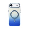 iPhone 17 Air Kılıf M-safe Şarj Özellikli Transparan Renk Geçişli NVTH Toros Kapak - Rose Gold
