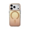 iPhone 17 Pro Kılıf M-safe Şarj Özellikli Transparan Renk Geçişli NVTH Toros Kapak - Rose Gold