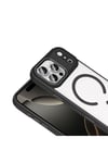 iPhone 17 Pro Kılıf Wireless Şarj Özellikli NVTH Krom M-safe Silikon Kapak - Lacivert