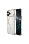 iPhone 17 Pro Max Kılıf M-safe Şarj Özellikli Airbagli Kamera Standlı NVTH Azor Kapak - Gold