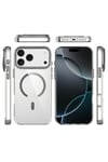 iPhone 17 Pro Max Kılıf M-safe Şarj Özellikli Airbagli Kamera Standlı NVTH Azor Kapak - Gold