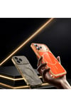 iPhone 17 Pro Max Kılıf NVTH M-safe Şarj Özellikli Şeffaf Kamera Kontrol Butonlu Lugano Kapak - Turu