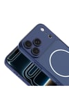 iPhone 17 Pro Max Kılıf NVTH M-Safe Şarj Özellikli Kamera Korumalı Spark Kapak - Turuncu