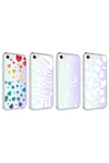 iPhone 7 Kılıf NVTH M-Blue Desenli Kapak - Moon No4