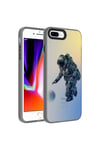 iPhone 7 Plus Kılıf Desenli NVTH Dragon Sert Kapak - Astronot