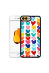 iPhone 8 Plus Kılıf NVTH M-Fit Desenli Kapak - Cow No1