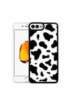 iPhone 8 Plus Kılıf NVTH M-Fit Desenli Kapak - Cow No1
