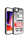 iPhone SE 2022 Uyumlu Aynalı Desenli Kamera Korumalı Parlak NVTH Mirror Kılıf-Fragile