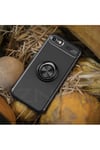 iPhone SE 2022 Uyumlu NVTH Ravel Silikon Kılıf-Siyah-Mavi