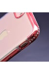 iPhone SE 2022 Uyumlu NVTH Tek Sıra Taşlı Silikon-Gri