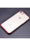 iPhone SE 2022 Uyumlu NVTH Tek Sıra Taşlı Silikon-Gold