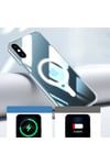iPhone XS Max 6.5 Kılıf NVTH Tacsafe Wireless Kapak - Renksiz
