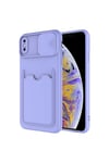 iPhone XS Max 6.5 Kılıf NVTH Kartix Kapak - Lacivert