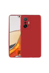 Mi 11T 5G Kılıf NVTH Premier Silikon Kapak - Kırmızı