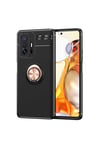 Mi 11T Pro 5G Kılıf NVTH Ravel Silikon Kapak - Siyah-Rose Gold