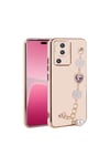 Mi 13 Lite Kılıf El Tutamaçlı Kamera Korumalı NVTH Taka Silikon Kapak - Pembe