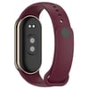 Mi Band 8 Serisi Klasik Kordon Silikon Strap Kayış-Kum Pembe