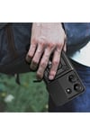 Poco C65 Kılıf Magnetik Standlı Kamera Korumalı NVTH Sürgülü Vega Kapak - Siyah