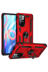 Poco M4 Pro 5G Kılıf NVTH Vega Kapak - Kırmızı