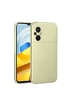 Poco M5 Kılıf NVTH Premier Silikon Kapak - Gold
